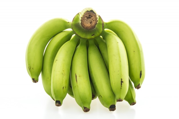 Foto gratuita banana verde