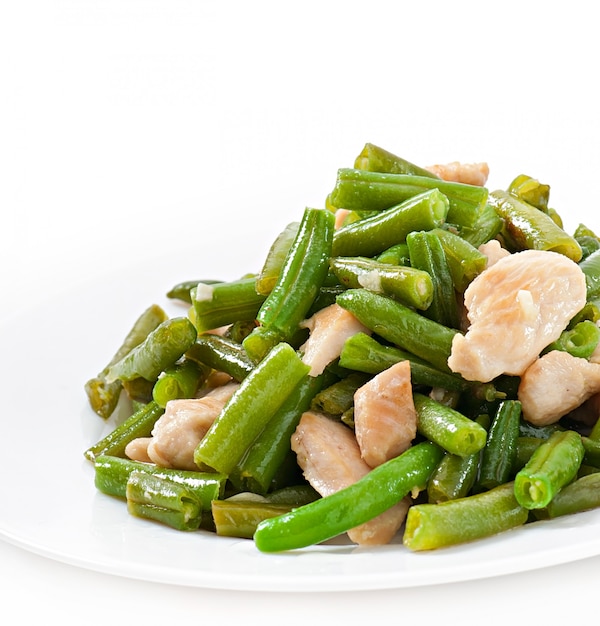 Green beans with chicken