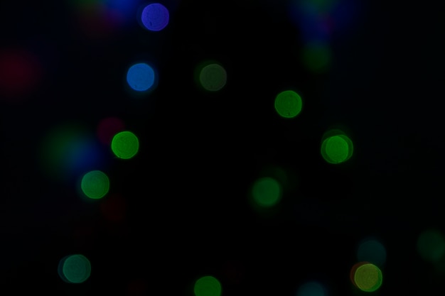 Green and blue bokeh background