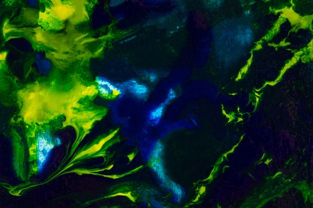 グリーン​ブルー​の​流体​アート​。​海​の​水中​世界​、​抽象的​な​アクリル画​の​背景​。​モダンな​大理石​の​質感​。​自然な​風合い​、​創造的​な​波​、​藻類​の​概念​。​ファッション​アート​、​アート​デザイン​の​モックアップ