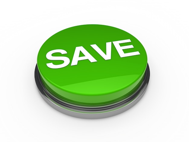 Green button that says "save"