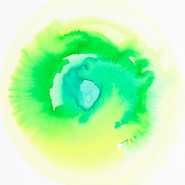 Green color watercolor hand drawn gradient backdrop