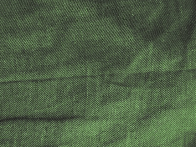 Текстура ткани из зеленой ткани