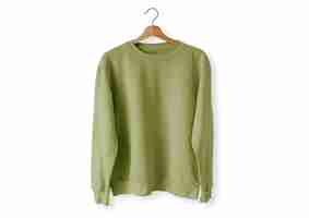 Free photo green front sweater