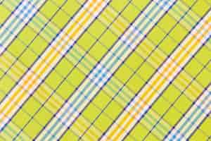 Free photo green gingham textile texture background