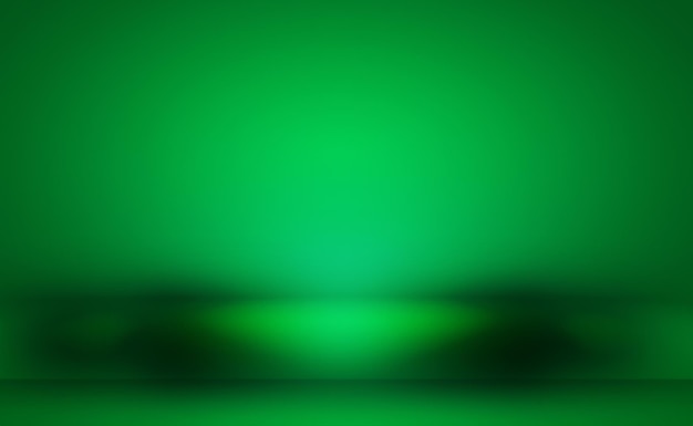 Green gradient abstract background empty room with space for your text and picture