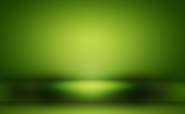 Free photo green gradient abstract background empty room with space for your text and picture