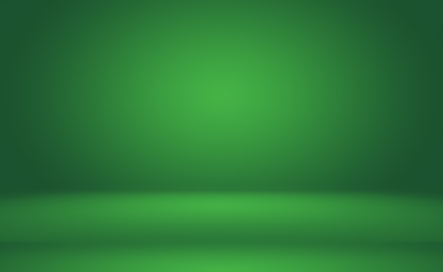 Free photo green gradient abstract background empty room with space for your text and picture