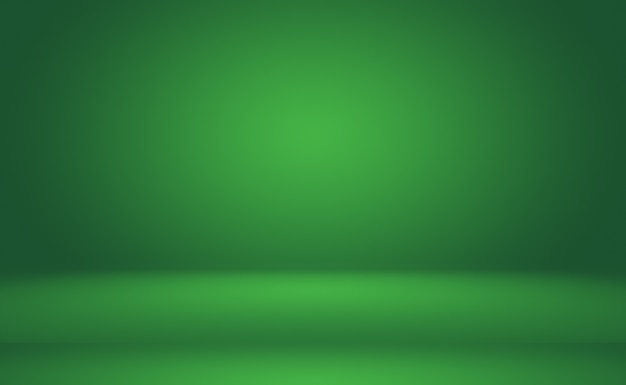 Зеленый градиент абстрактный фон пустая комната с пространством для вашего текста и изображения