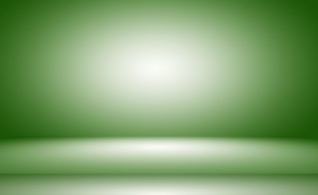 Зеленый градиент абстрактного фона пустая комната с пространством для вашего текста и изображения.