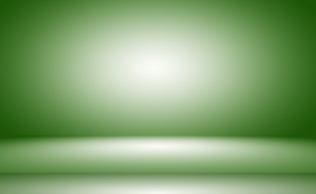 Green gradient abstract background empty room with space for your text and picture.