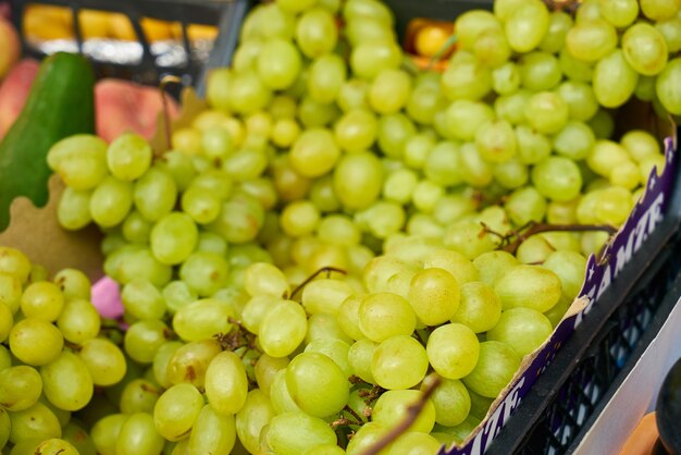 Green grapes