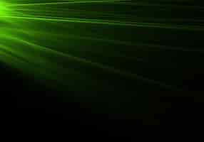 Free photo green light rays background