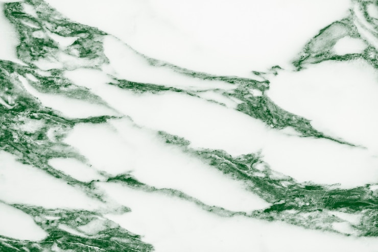 Free Photo green marble textured design