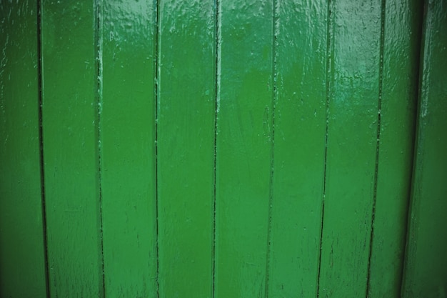 Green old door