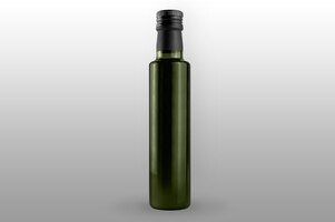 Foto gratuita olio di oliva verde isolato