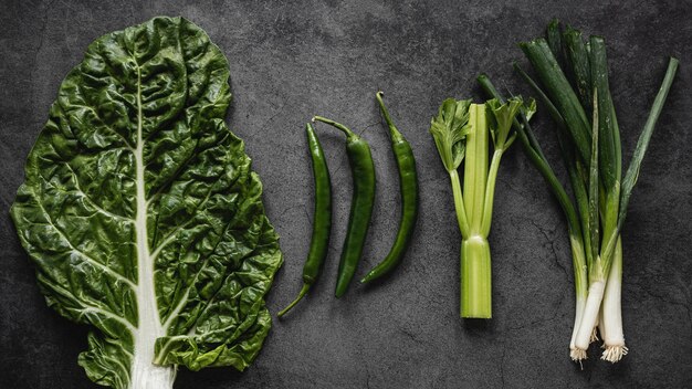 Green organic veggie for salad