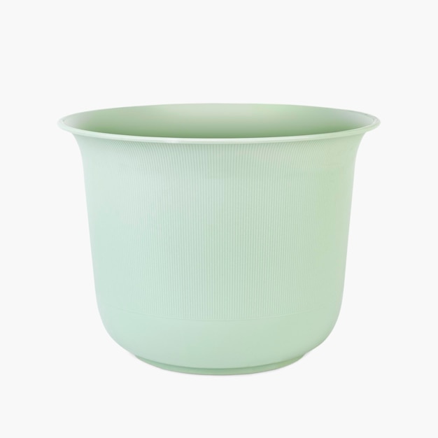 Green plant pot for home decor