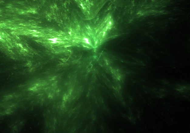 Green space universe background