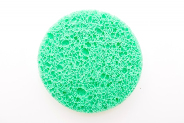 Зеленый круглый губка