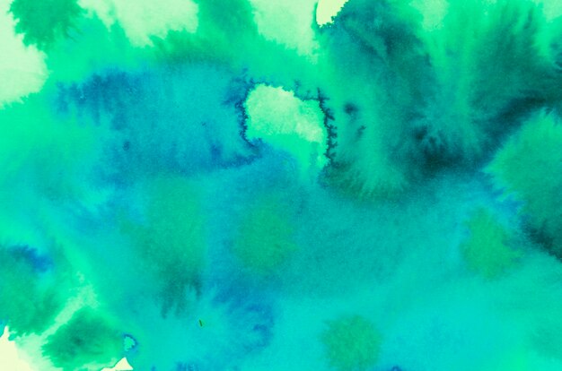 Green stain watercolor paint background