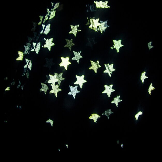 Green star-shaped lights