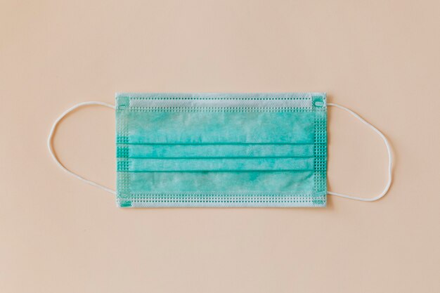 Green surgical mask
