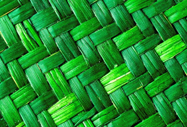 Green texture of basket