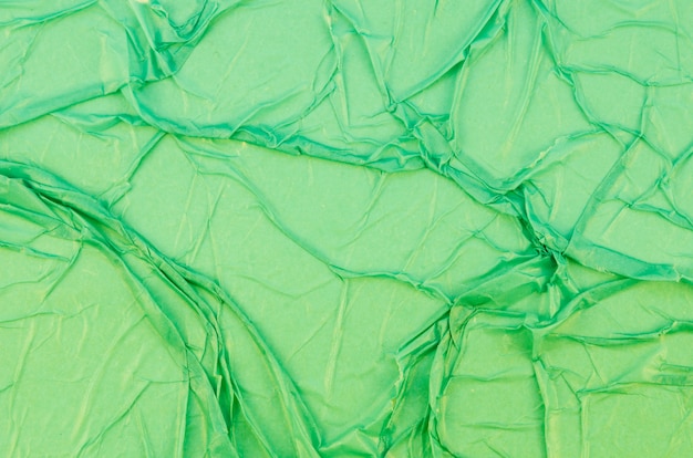 Green texture crumpled background