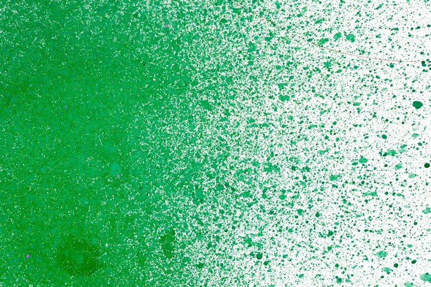 Green texture of watercolor splatters