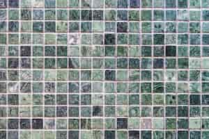 Free photo green tiles wall textures and surface