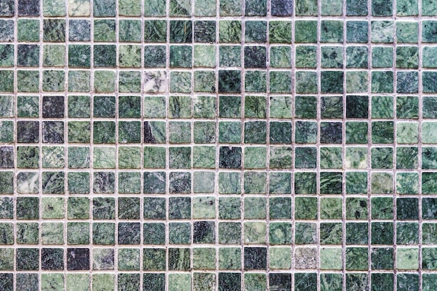 Green tiles wall textures and surface