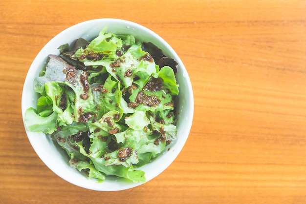 Green vegetables salad