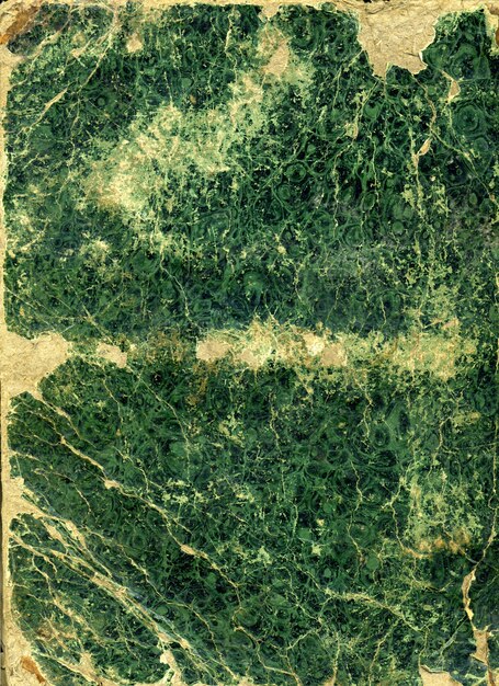 Green vintage folder for paper