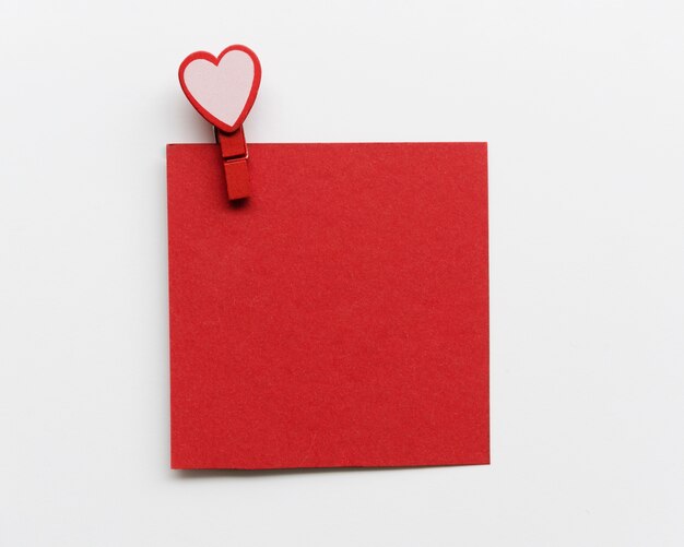 Greeting card with heart hook