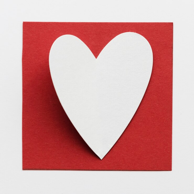 Free Photo greeting with heart shape