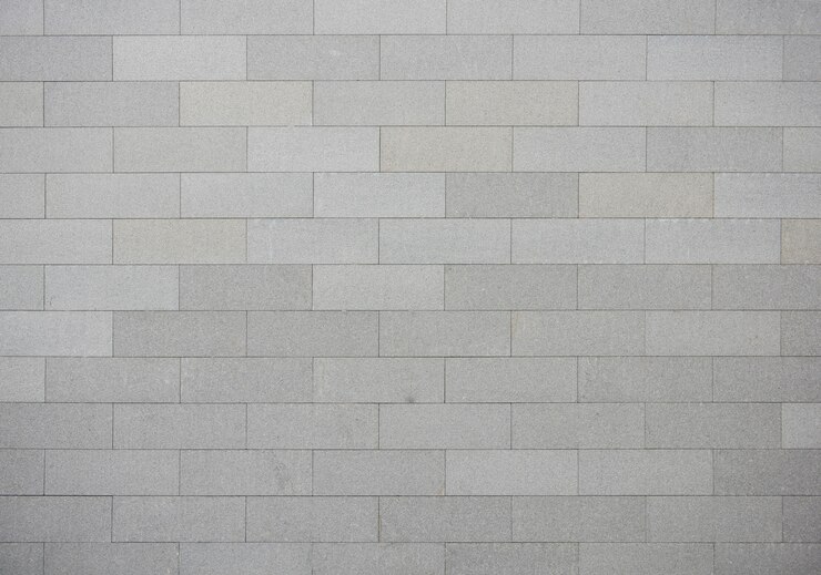 Free Photo grey brick wall