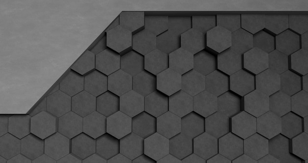 灰色の幾何学的形状の壁紙
