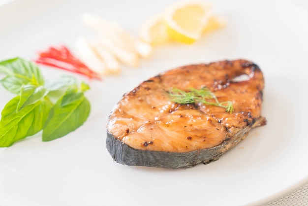 grilled mackerel steak