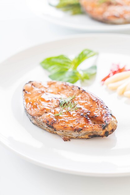 grilled mackerel steak