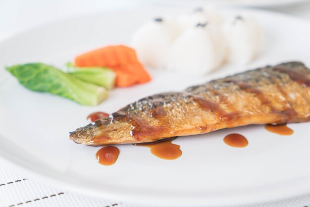 Grilled Saba fish sauce