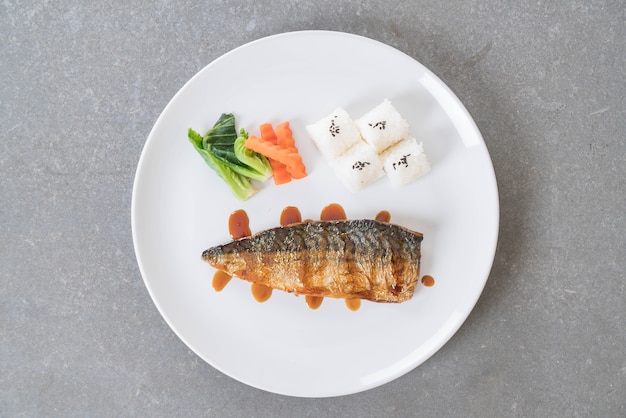 Grilled Saba fish sauce