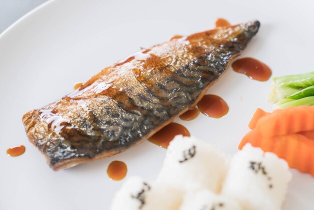 Grilled Saba fish sauce