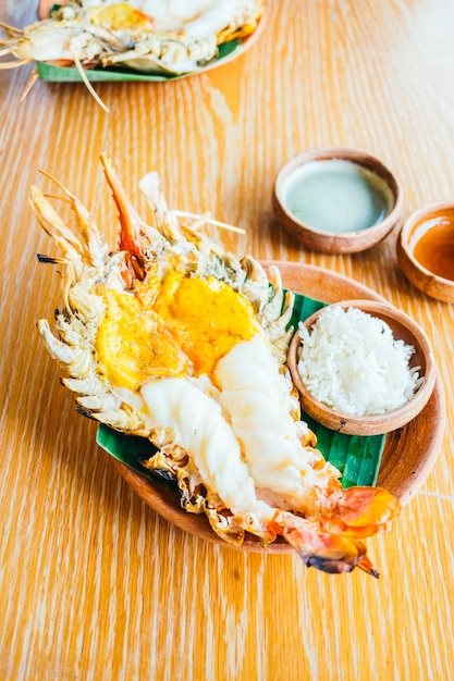 Grilled shrimp or prawn