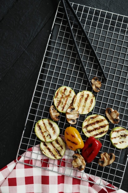 Free photo grilled vegetables