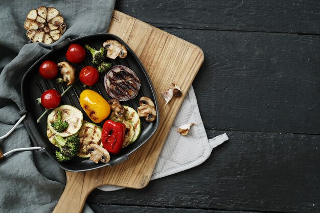 Grilled vegetables