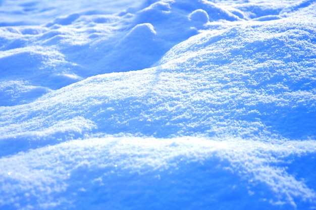 雪で地面