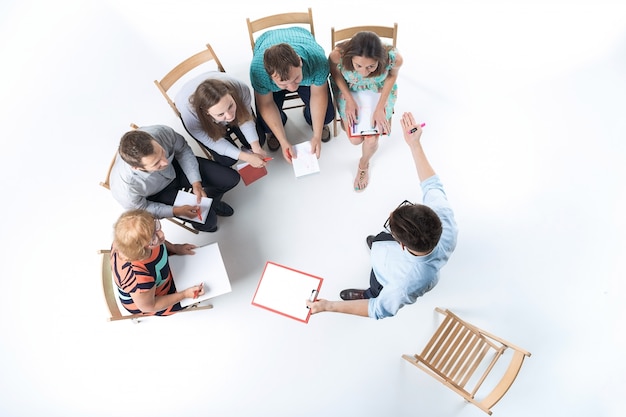 Group of Business People in a Meeting