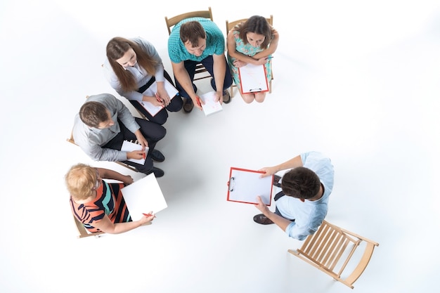 Group of Business People in a Meeting