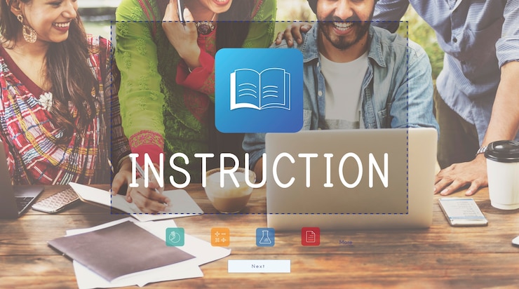 Free Photo group of indian people with book icon overlay